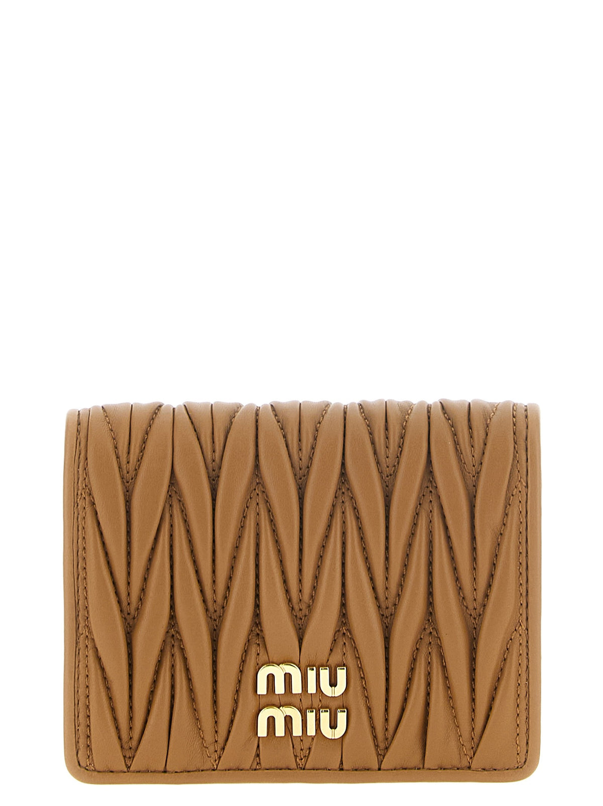 Small matelassé nappa wallet