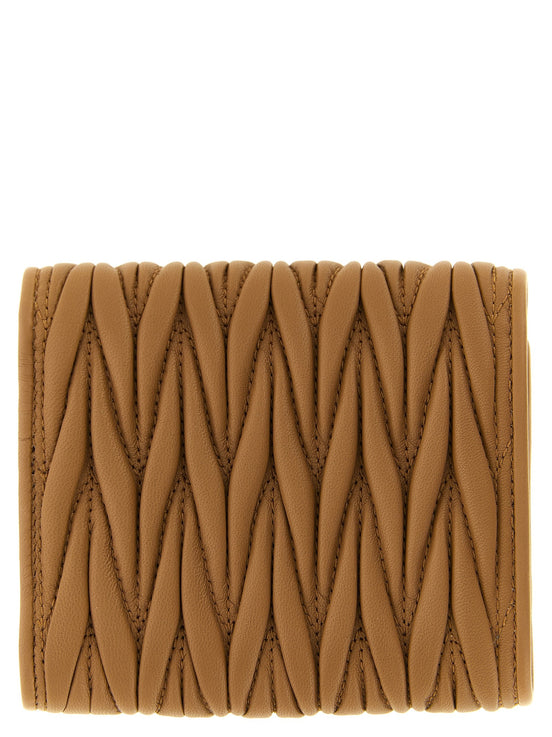 Miu Miu Small matelassé nappa wallet
