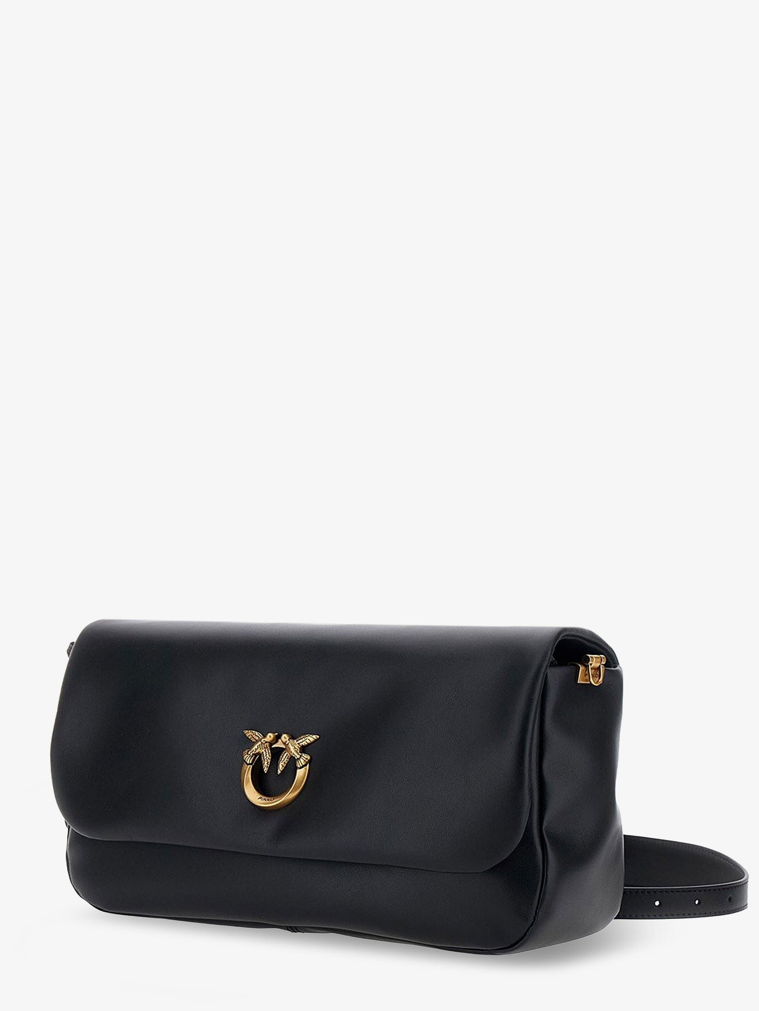 Pinko Soft Horizontal leather crossbody bag