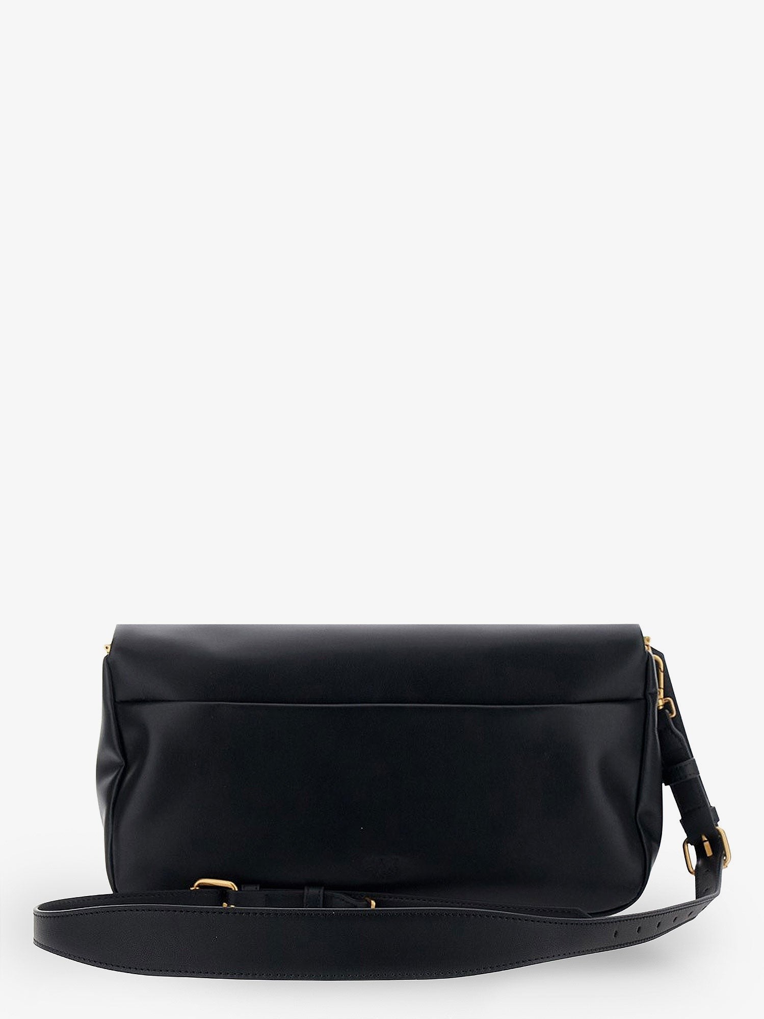 Pinko Soft Horizontal leather crossbody bag