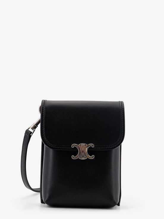Soft Triomphe leather shoulder bag