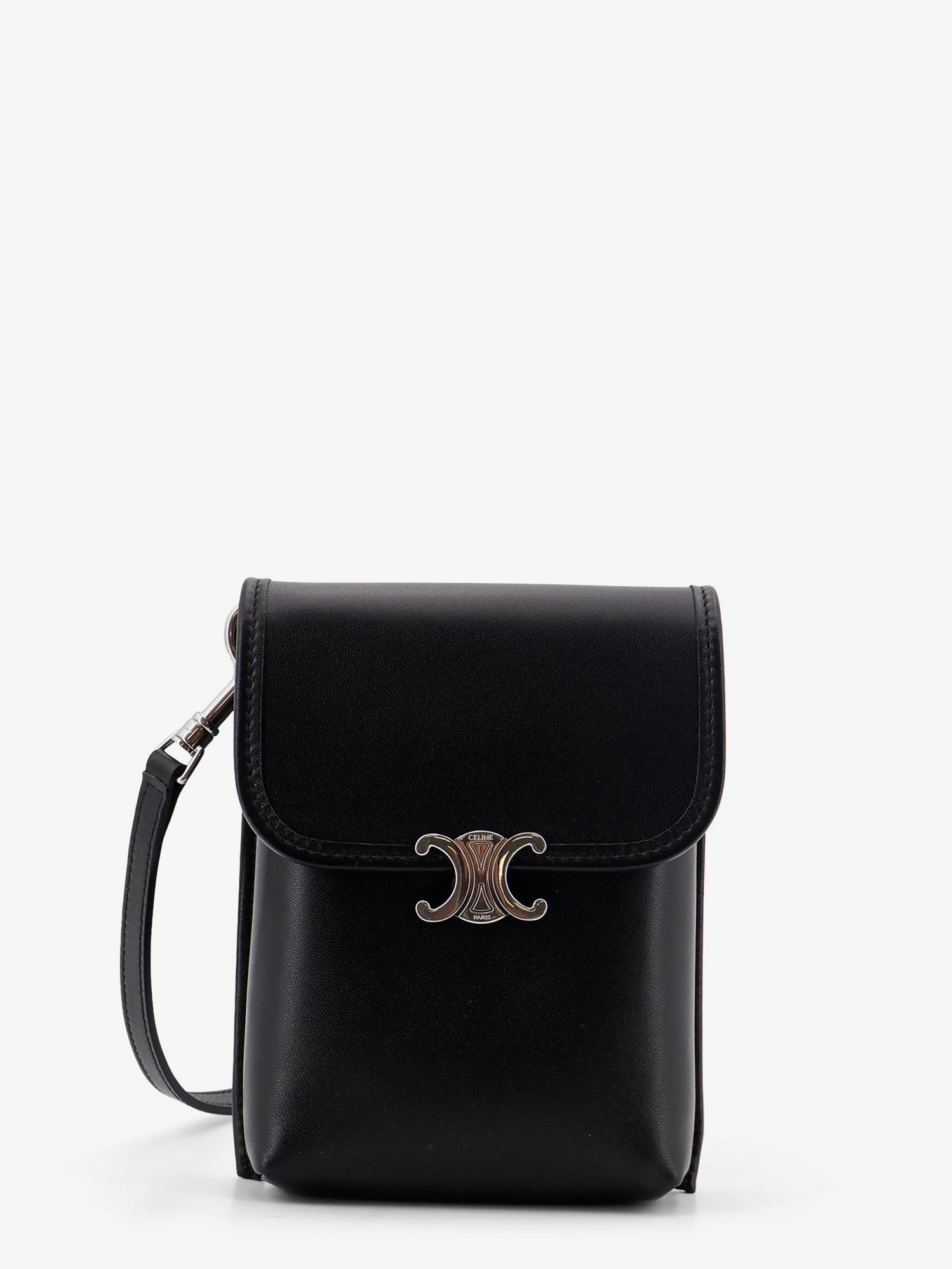 Soft Triomphe leather shoulder bag