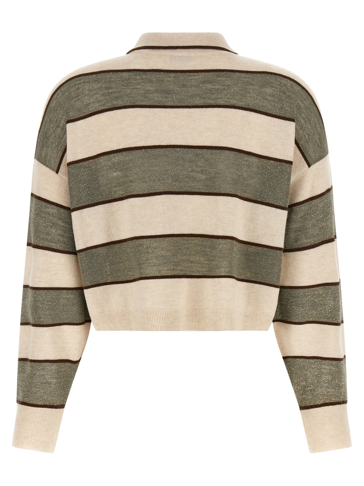 Brunello Cucinelli 'Sparkling Stripes' polo shirt