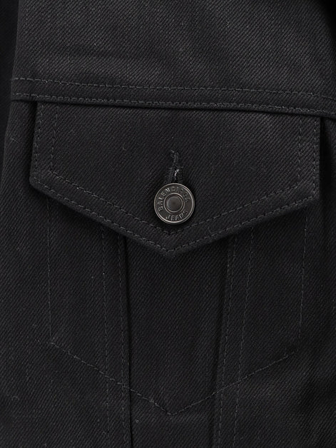Standing denim jacket