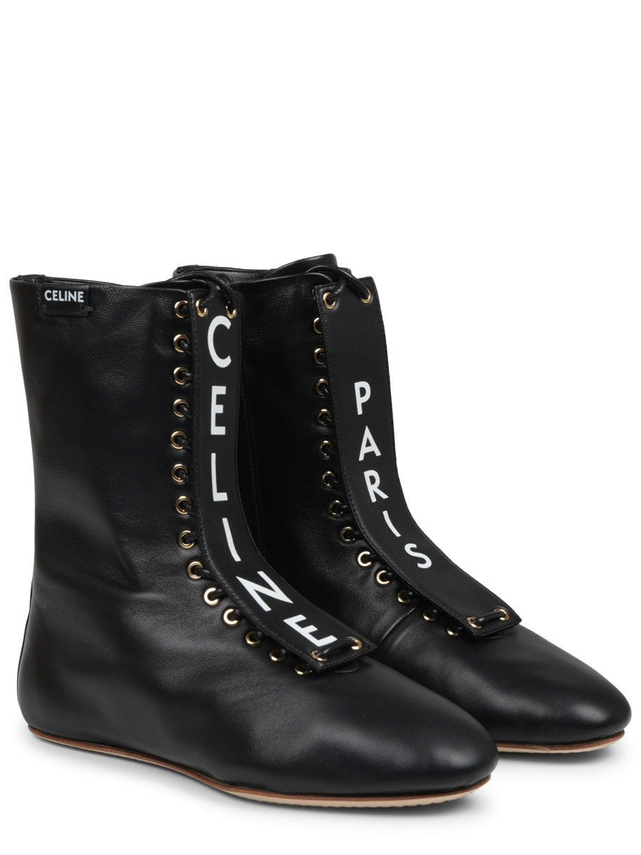 Celine STIVALE IN PELLE CON LOGO