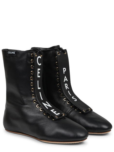 Celine STIVALE IN PELLE CON LOGO