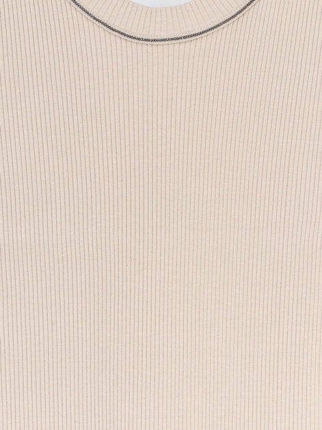 Brunello Cucinelli Stretch cotton tank top