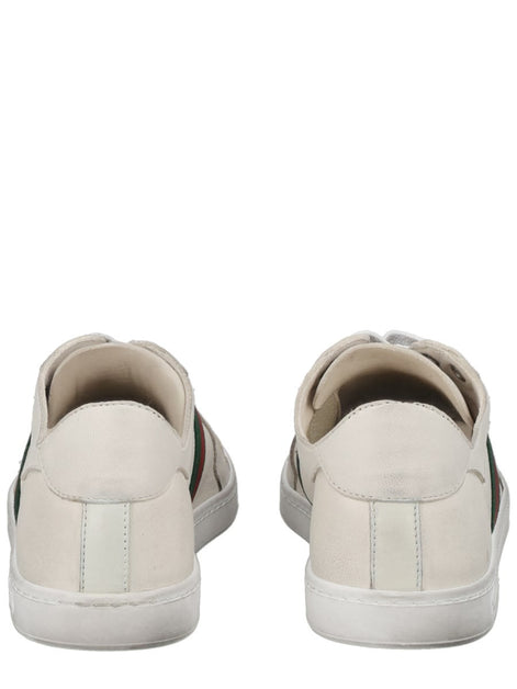 Gucci "STRETCH" LEATHER EFFECT SNEAKER
