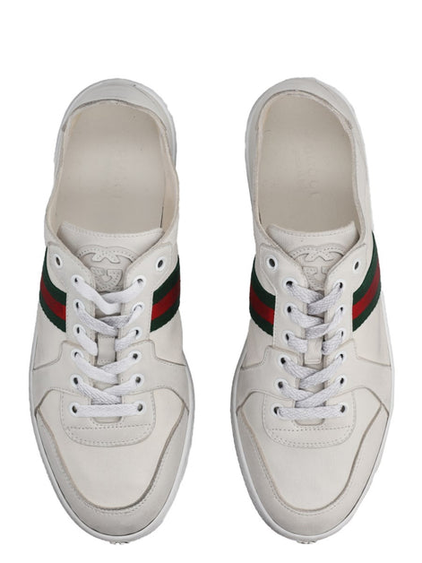 Gucci "STRETCH" LEATHER EFFECT SNEAKER