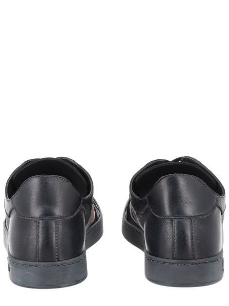 Gucci "STRETCH" LEATHER EFFECT SNEAKER