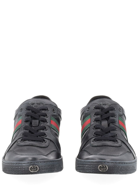 Gucci "STRETCH" LEATHER EFFECT SNEAKER