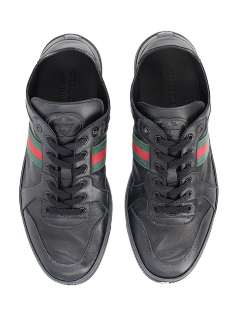 Gucci "STRETCH" LEATHER EFFECT SNEAKER