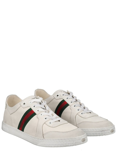Gucci "STRETCH" LEATHER EFFECT SNEAKER