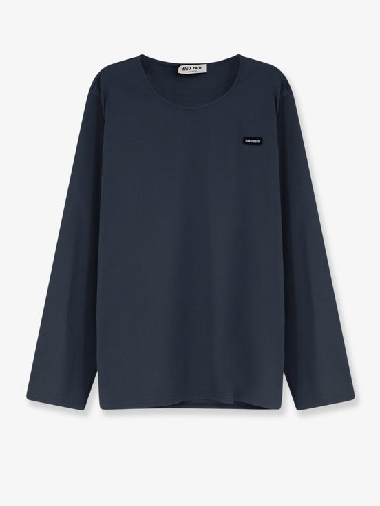 Stretch poplin top