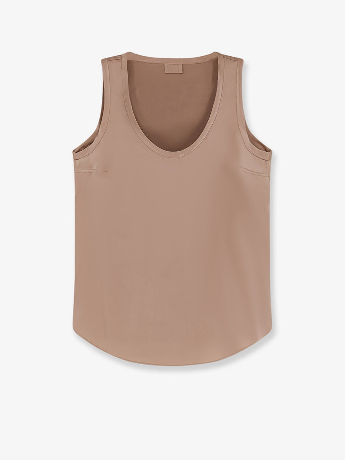 Stretch silk tank top