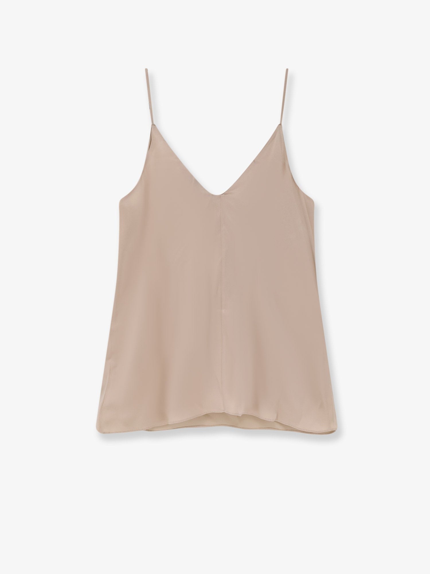 Stretch silk top