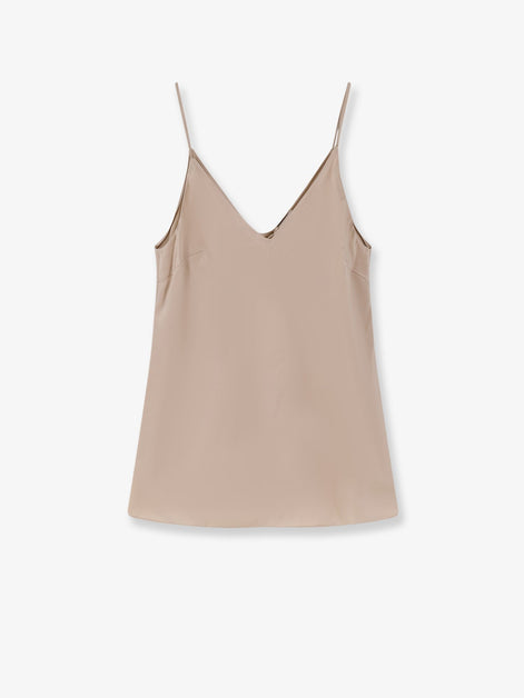 Stretch silk top
