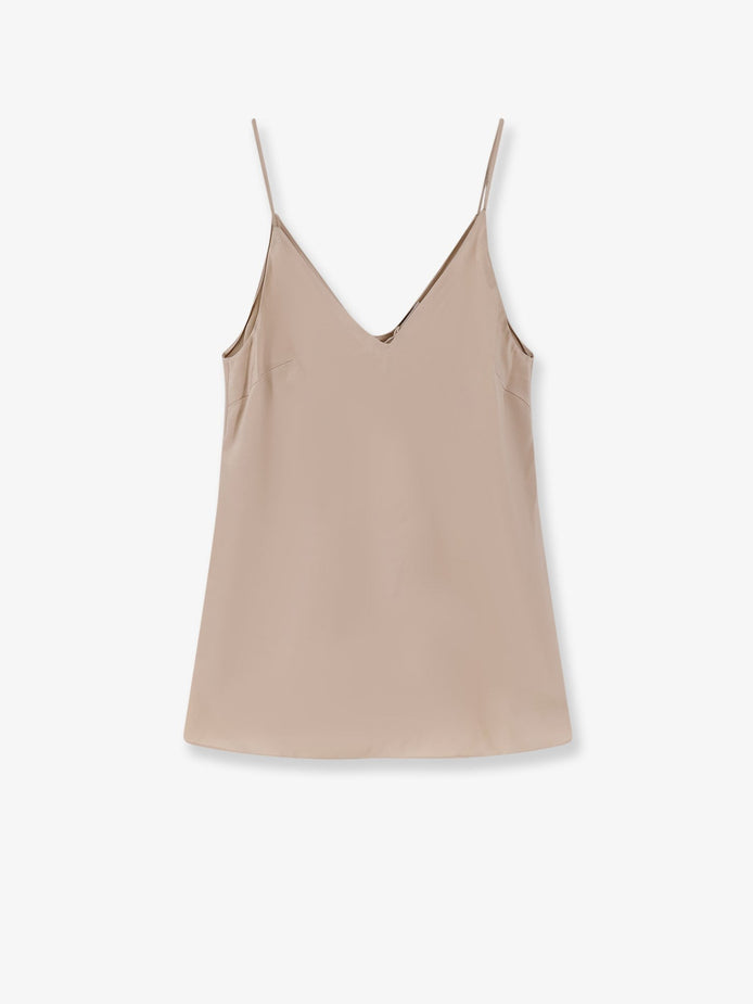 Stretch silk top