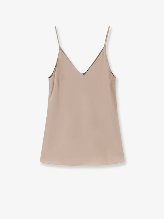 Stretch silk top