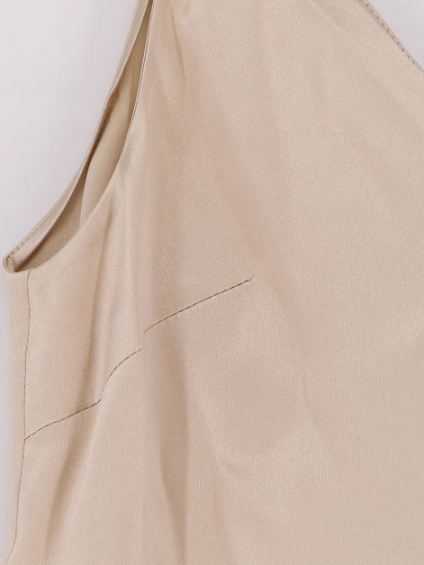 Stretch silk top