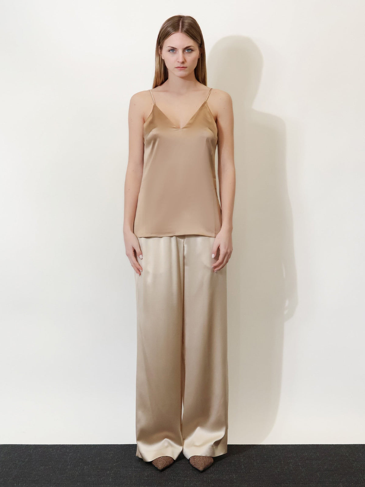 Brunello Cucinelli Stretch silk top