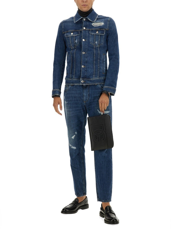 STRETHC DENIM JACKET