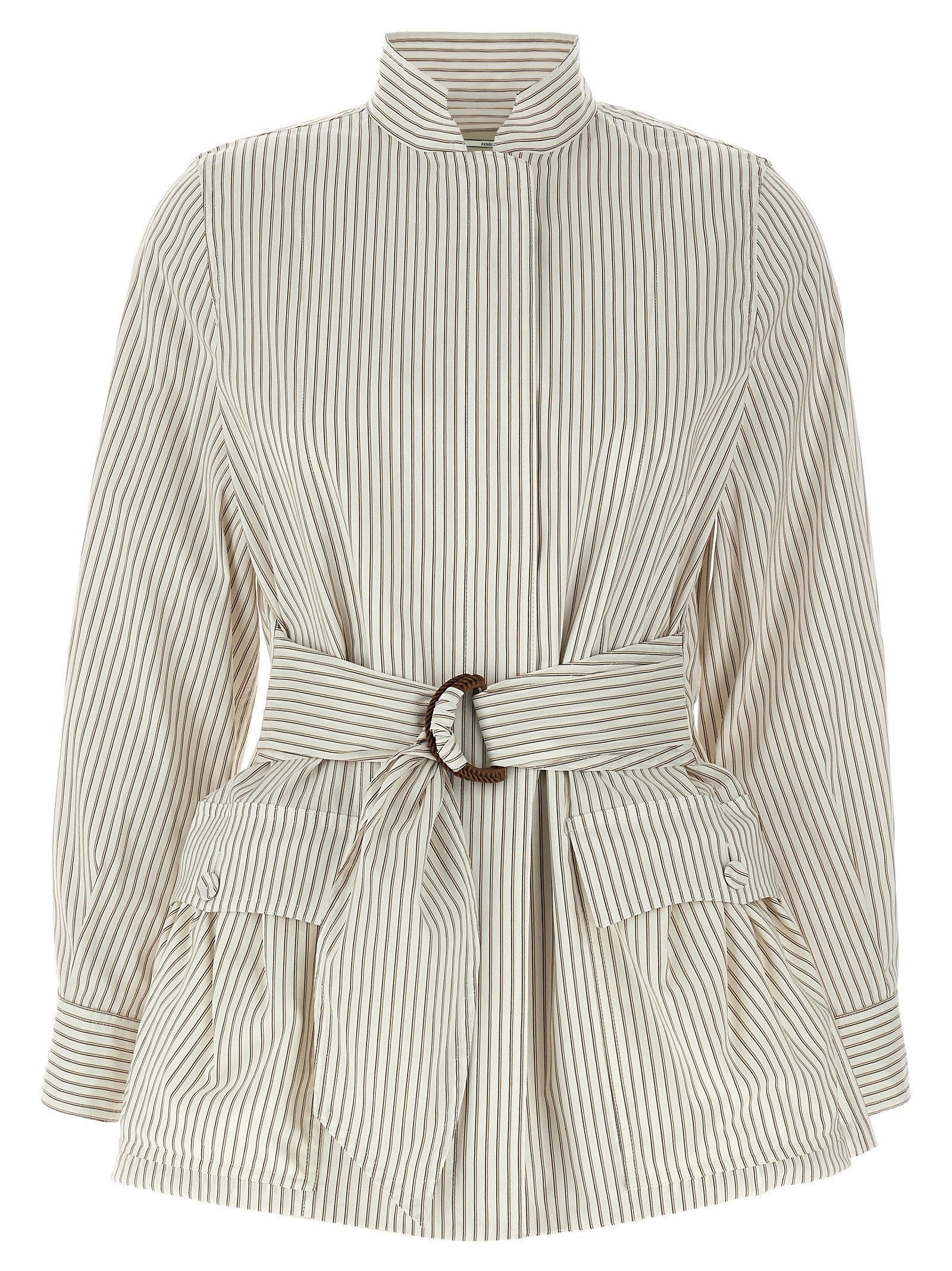Striped blouson