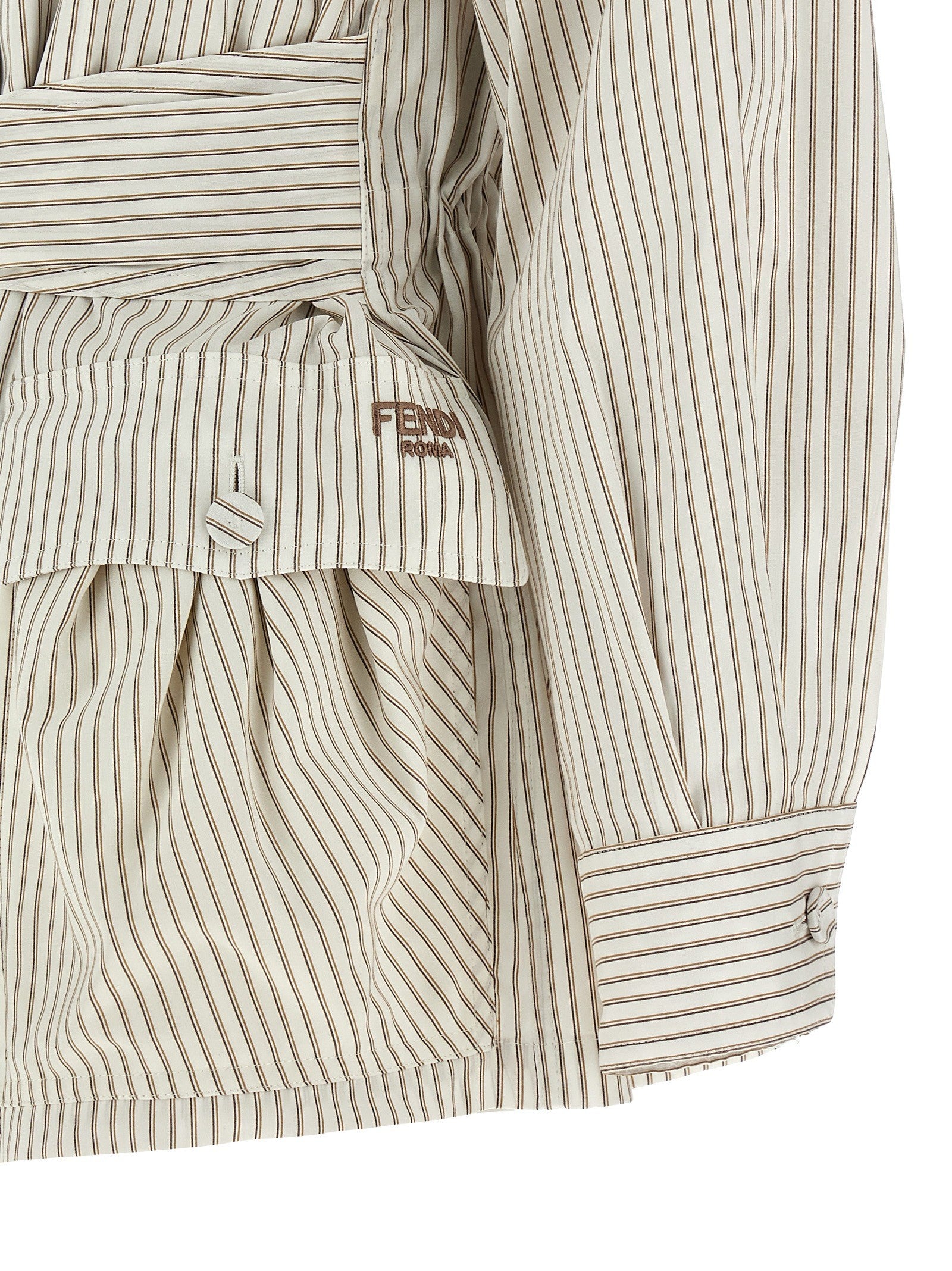 Striped blouson