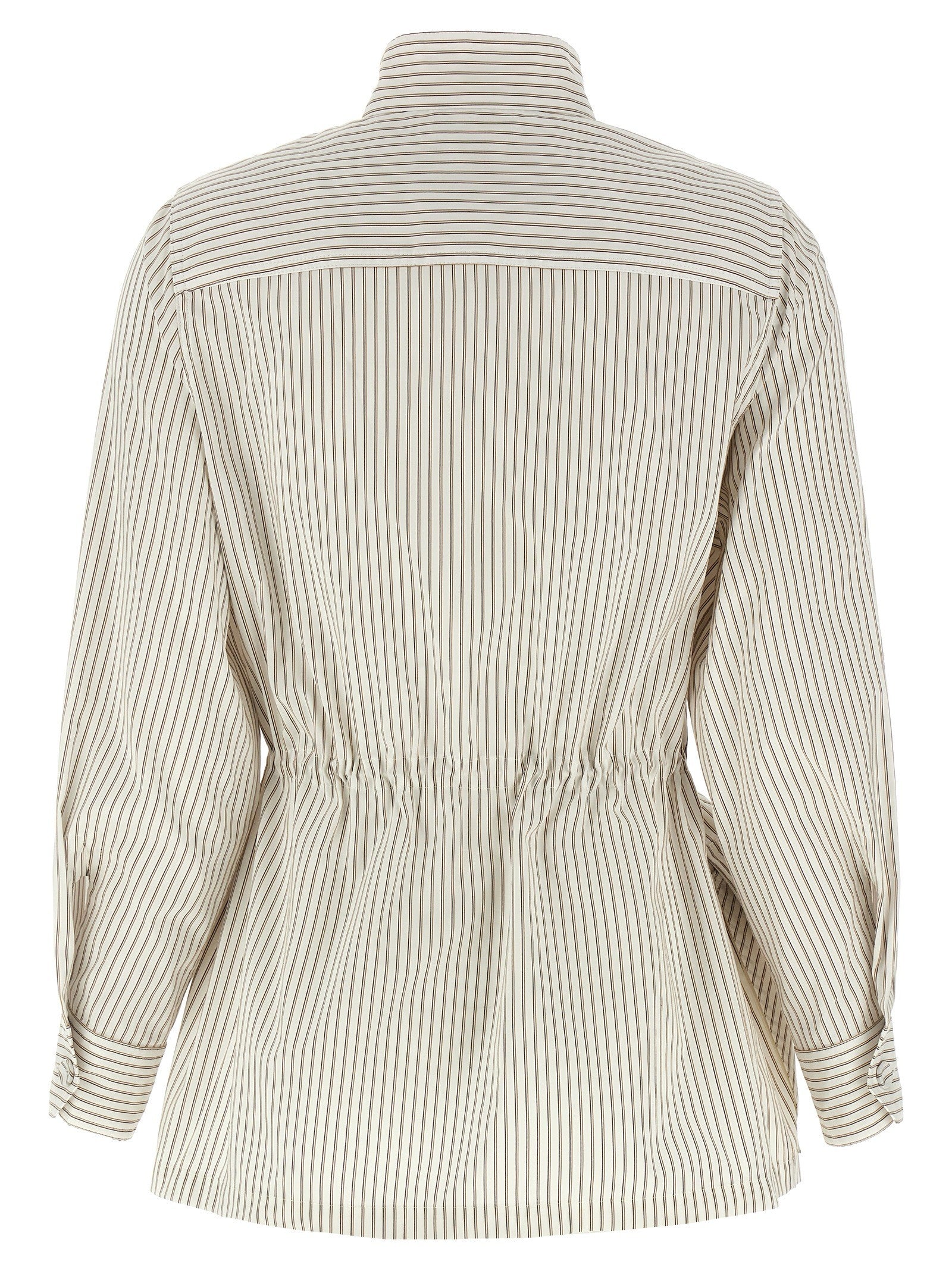 Striped blouson