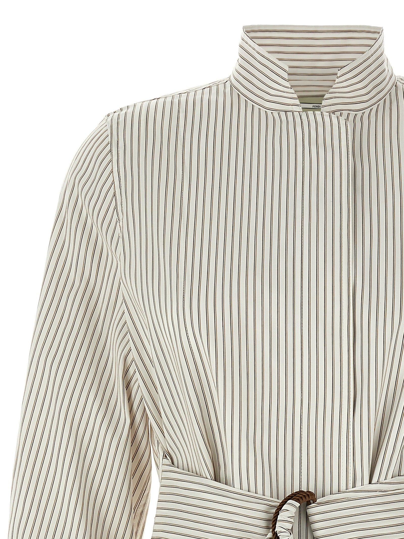 Striped blouson