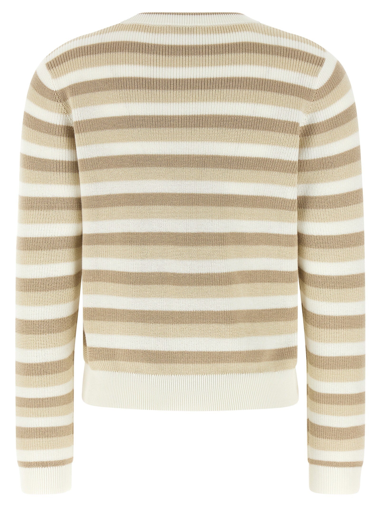 Striped cotton sweater