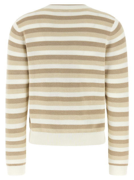 Striped cotton sweater