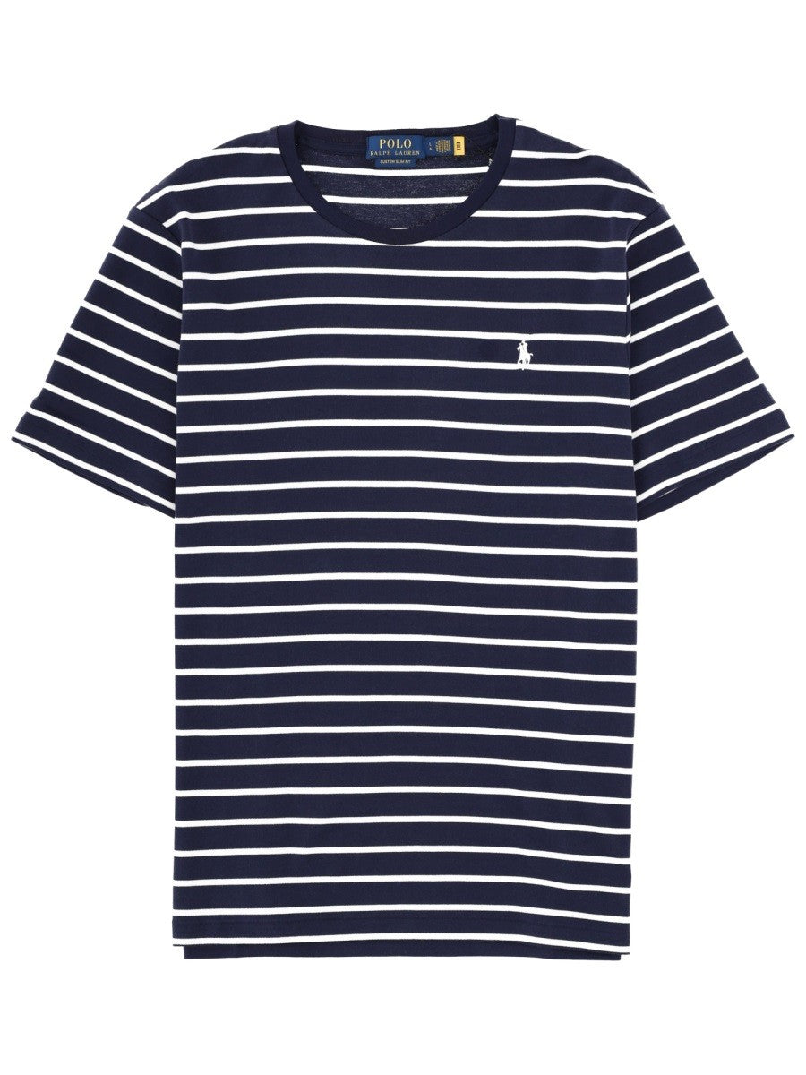 STRIPED LOGO T-SHIRT