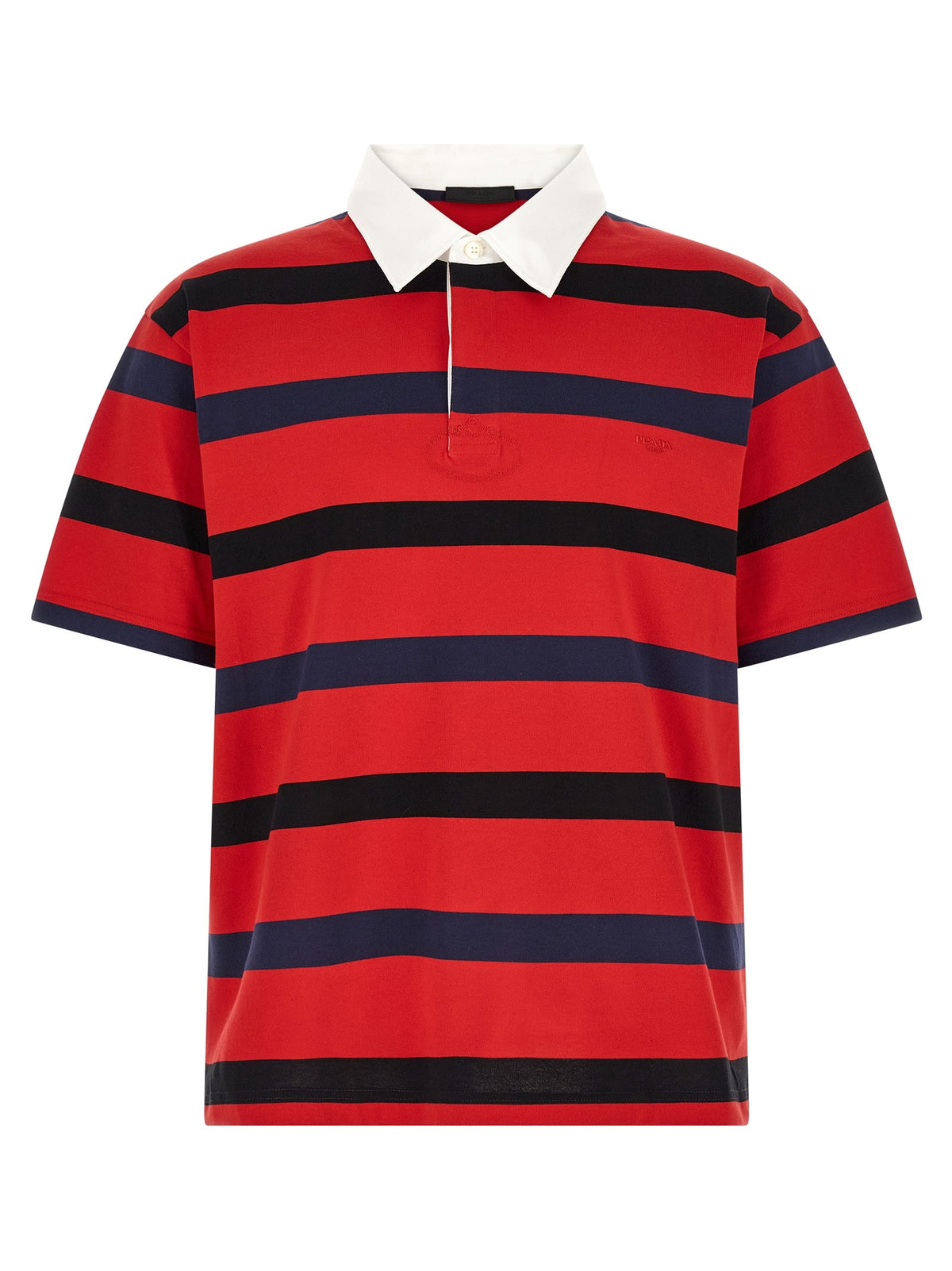 Striped polo shirt