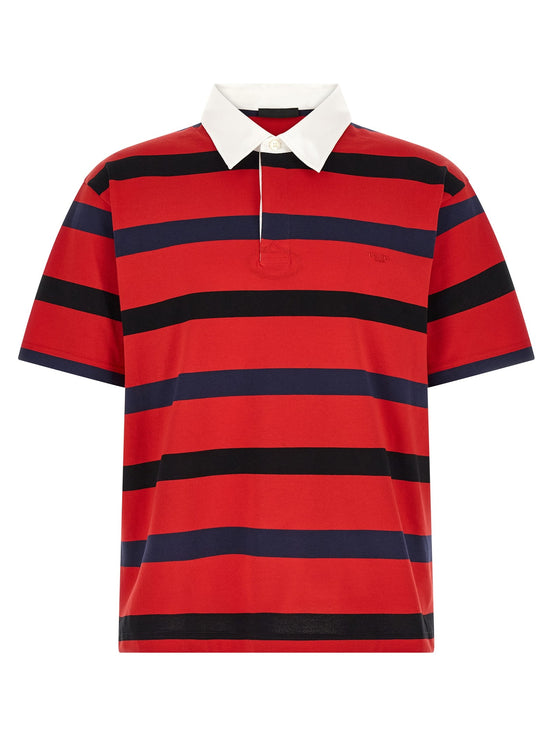 Striped polo shirt