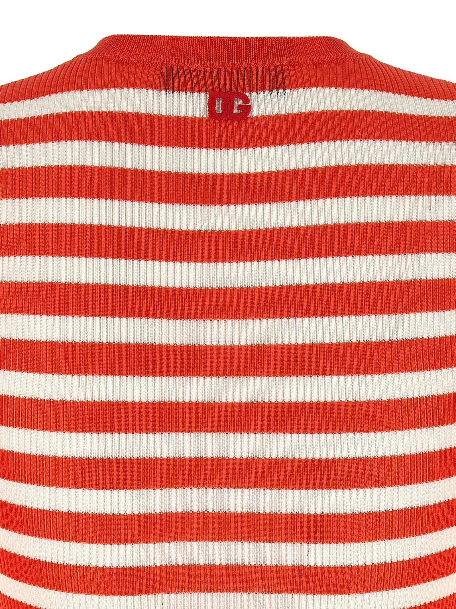 Striped viscose cardigan
