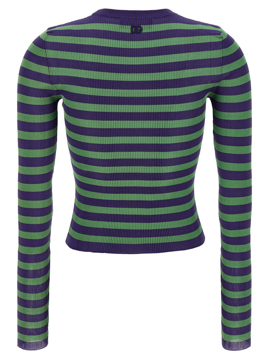 Dolce & Gabbana Striped viscose sweater