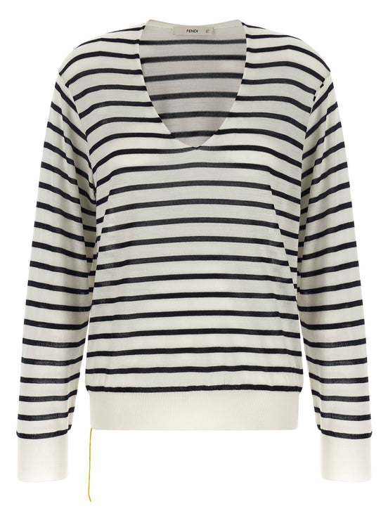 Striped wool sweater