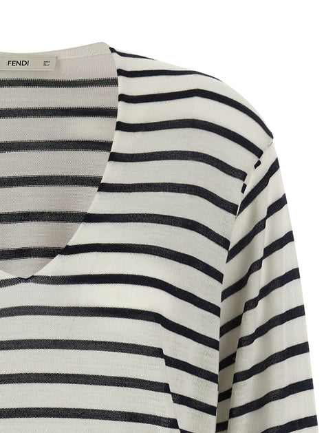 Fendi Striped wool sweater