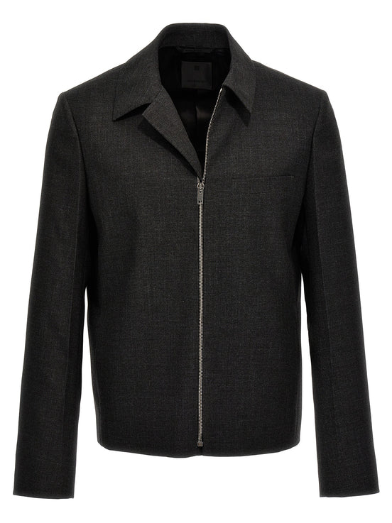 Structured blouson