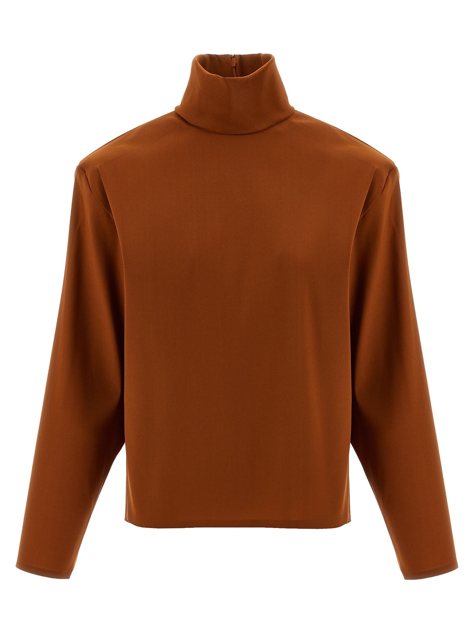 Structured shoulder sweater