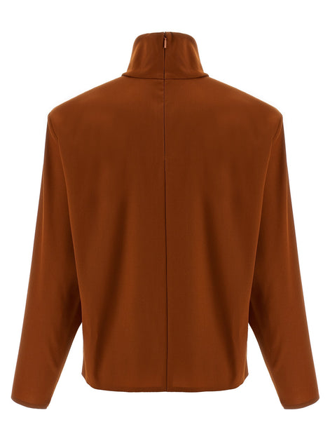 Structured shoulder sweater