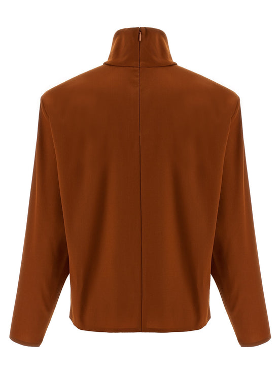 Structured shoulder sweater