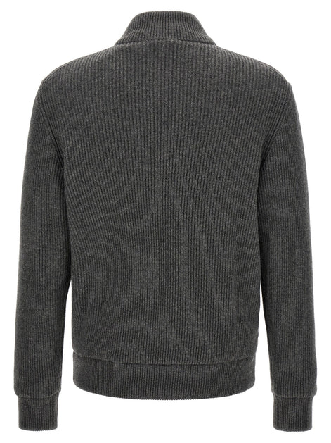 Brunello Cucinelli Suede and wool jacket