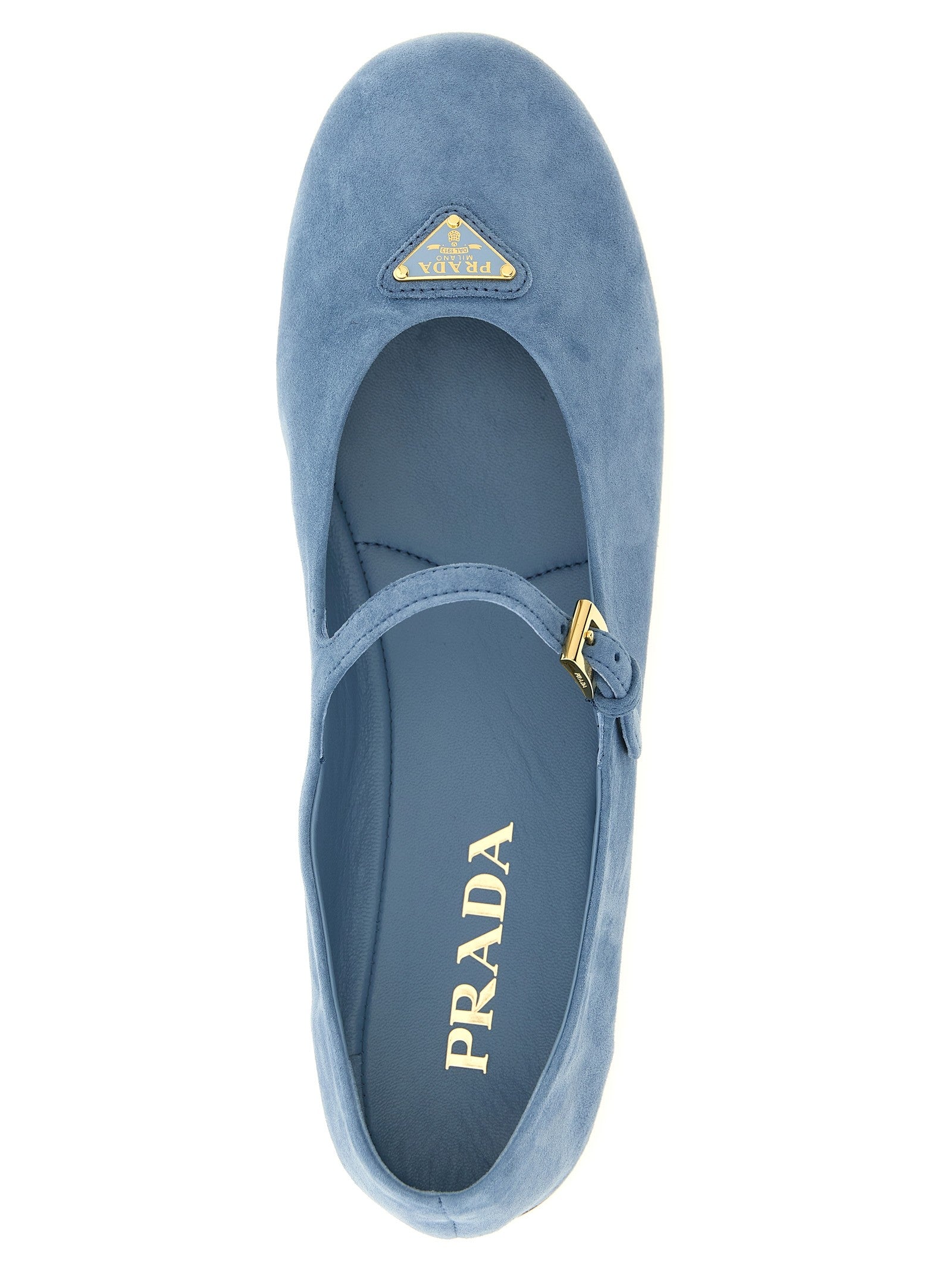 Suede ballet flats