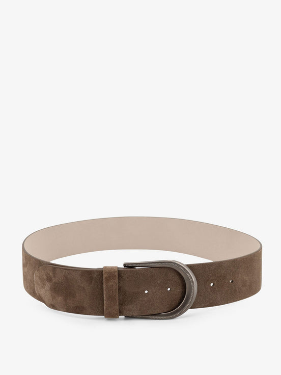 Suede belt