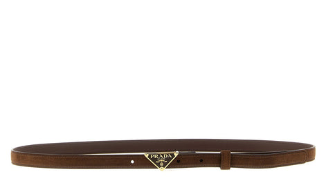 Suede belt