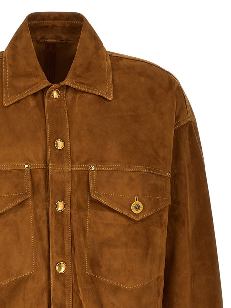 Suede blouson