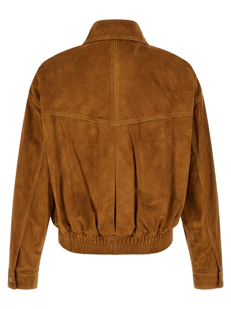 Suede blouson