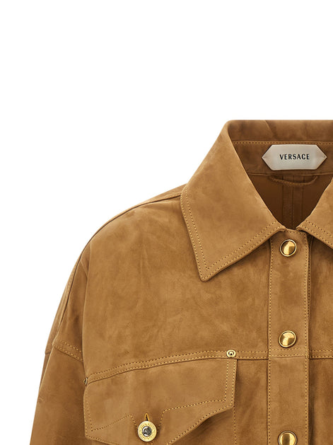 Suede blouson